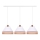 Duolla - Lampadario a sospensione con filo AVIGNON 3xE27/15W/230V bianco/marrone