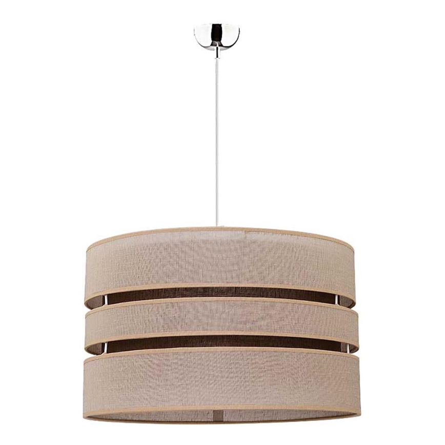Duolla - Lampadario a sospensione con filo BEAT 1xE27/40W/230V diametro 40 cm marrone