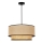 Duolla - Lampadario a sospensione con filo BOHO 1xE27/15W/230V diametro 45 cm beige/rattan