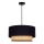 Duolla - Lampadario a sospensione con filo BOHO 1xE27/15W/230V diametro 45 cm nero/rattan