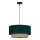 Duolla - Lampadario a sospensione con filo BOHO 1xE27/15W/230V diametro 45 cm verde/marrone