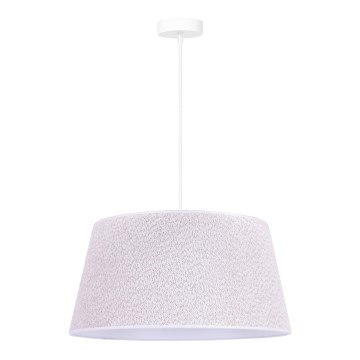 Duolla - Lampadario a sospensione con filo BOUCLE 1xE27/15W/230V diametro 50 cm bianco