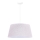 Duolla - Lampadario a sospensione con filo BOUCLE 1xE27/15W/230V diametro 50 cm bianco