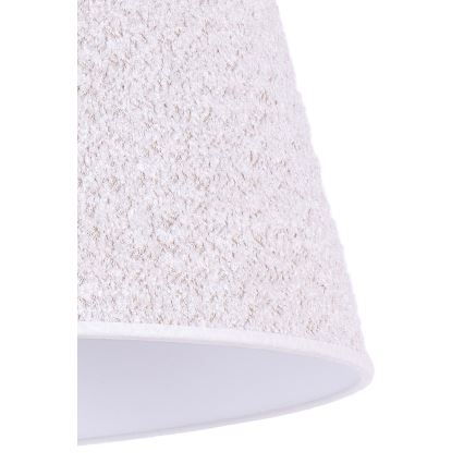 Duolla - Lampadario a sospensione con filo BOUCLE 1xE27/15W/230V diametro 50 cm bianco