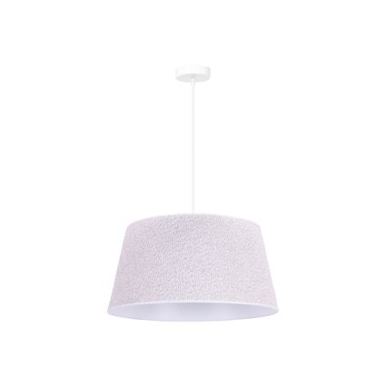 Duolla - Lampadario a sospensione con filo BOUCLE 1xE27/15W/230V diametro 50 cm bianco