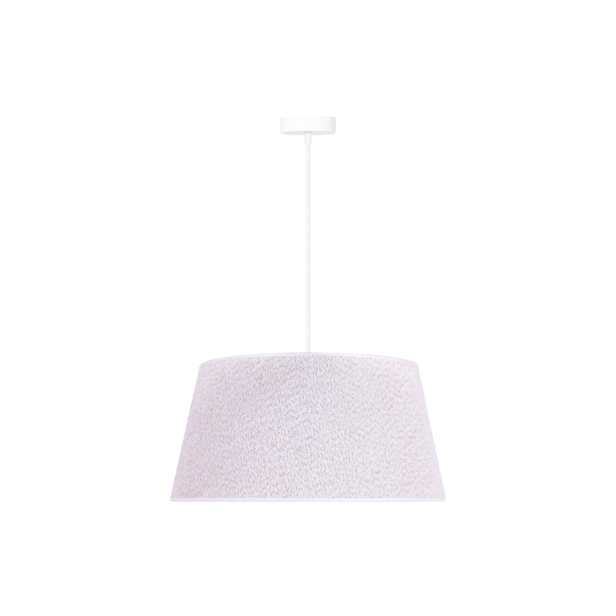 Duolla - Lampadario a sospensione con filo BOUCLE 1xE27/15W/230V diametro 50 cm bianco