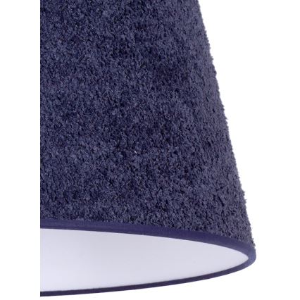 Duolla - Lampadario a sospensione con filo BOUCLE 1xE27/15W/230V diametro 50 cm blu
