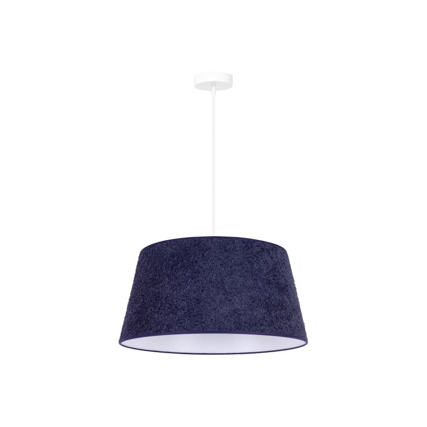 Duolla - Lampadario a sospensione con filo BOUCLE 1xE27/15W/230V diametro 50 cm blu