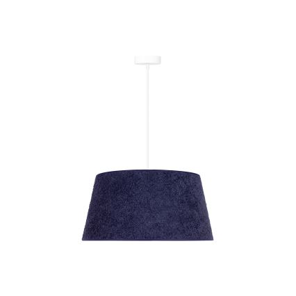 Duolla - Lampadario a sospensione con filo BOUCLE 1xE27/15W/230V diametro 50 cm blu