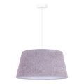 Duolla - Lampadario a sospensione con filo BOUCLE 1xE27/15W/230V diametro 50 cm grigio