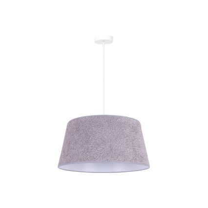 Duolla - Lampadario a sospensione con filo BOUCLE 1xE27/15W/230V diametro 50 cm grigio