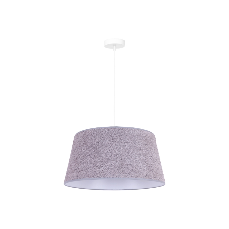 Duolla - Lampadario a sospensione con filo BOUCLE 1xE27/15W/230V diametro 50 cm grigio