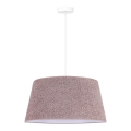 Duolla - Lampadario a sospensione con filo BOUCLE 1xE27/15W/230V diametro 50 cm marrone