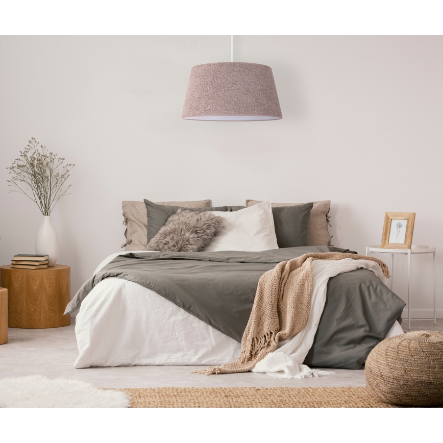 Duolla - Lampadario a sospensione con filo BOUCLE 1xE27/15W/230V diametro 50 cm marrone