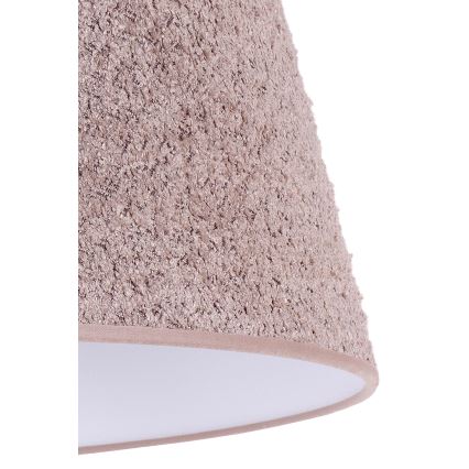 Duolla - Lampadario a sospensione con filo BOUCLE 1xE27/15W/230V diametro 50 cm marrone