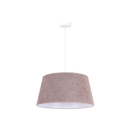 Duolla - Lampadario a sospensione con filo BOUCLE 1xE27/15W/230V diametro 50 cm marrone