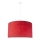 Duolla - Lampadario a sospensione con filo BRISTOL 1xE27/40W/230V diametro 45 cm rosso