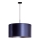 Duolla - Lampadario a sospensione con filo CANNES 1xE27/15W/230V diametro 45 cm blu/argento