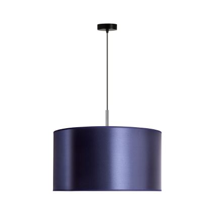 Duolla - Lampadario a sospensione con filo CANNES 1xE27/15W/230V diametro 45 cm blu/argento