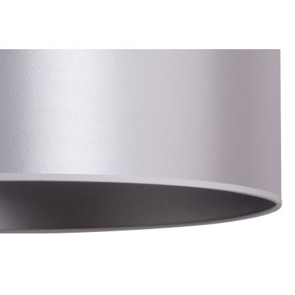 Duolla - Lampadario a sospensione con filo CANNES 1xE27/15W/230V diametro 50 cm argento