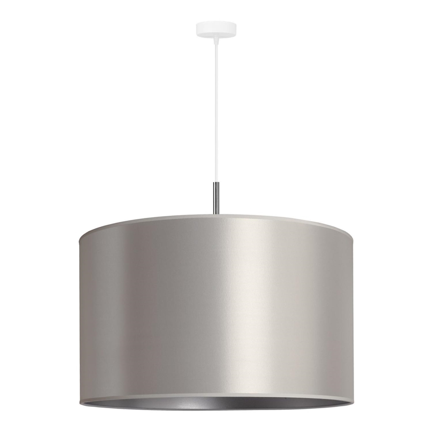 Duolla - Lampadario a sospensione con filo CANNES 1xE27/15W/230V diametro 50 cm argento