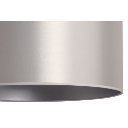 Duolla - Lampadario a sospensione con filo CANNES 1xE27/15W/230V diametro 50 cm argento