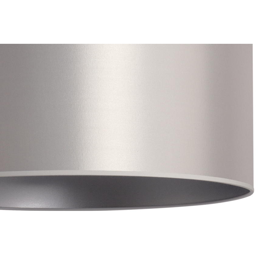 Duolla - Lampadario a sospensione con filo CANNES 1xE27/15W/230V diametro 50 cm argento