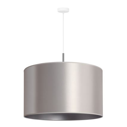 Duolla - Lampadario a sospensione con filo CANNES 1xE27/15W/230V diametro 50 cm argento