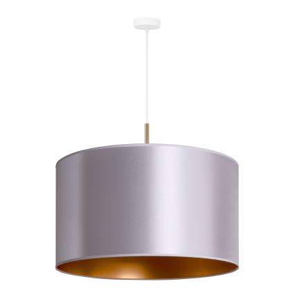 Duolla - Lampadario a sospensione con filo CANNES 1xE27/15W/230V diametro 50 cm argento/rame