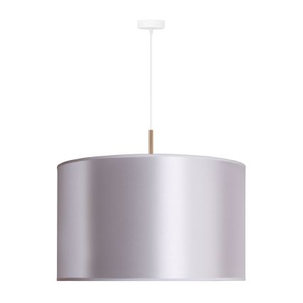 Duolla - Lampadario a sospensione con filo CANNES 1xE27/15W/230V diametro 50 cm argento/rame