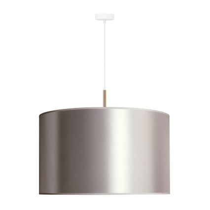 Duolla - Lampadario a sospensione con filo CANNES 1xE27/15W/230V diametro 50 cm argento/rame