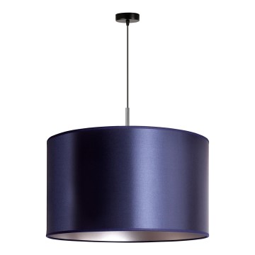 Duolla - Lampadario a sospensione con filo CANNES 1xE27/15W/230V diametro 50 cm blu/argento