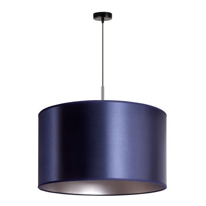 Duolla - Lampadario a sospensione con filo CANNES 1xE27/15W/230V diametro 50 cm blu/argento