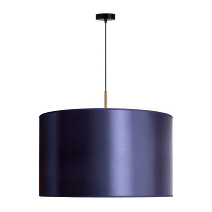 Duolla - Lampadario a sospensione con filo CANNES 1xE27/15W/230V diametro 50 cm blu/rame