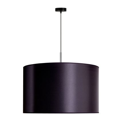 Duolla - Lampadario a sospensione con filo CANNES 1xE27/15W/230V diametro 50 cm nero/argento