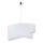 Duolla - Lampadario a sospensione con filo CELLO 1xE27/40W/230V diametro 45 cm bianco