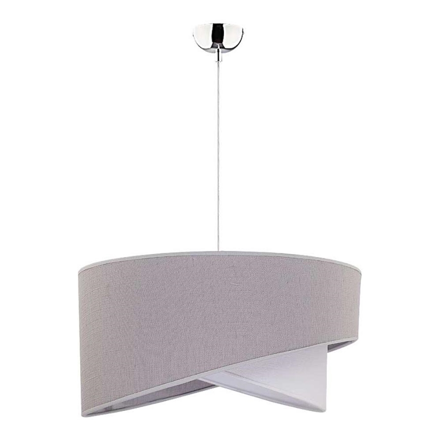 Duolla - Lampadario a sospensione con filo CELLO 1xE27/40W/230V diametro 45 cm grigio