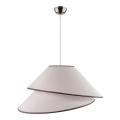 Duolla - Lampadario a sospensione con filo COCO 1xE27/40W/230V diametro 50 cm bianco