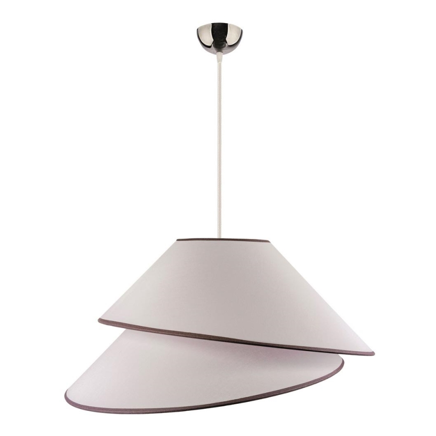 Duolla - Lampadario a sospensione con filo COCO 1xE27/40W/230V diametro 50 cm bianco
