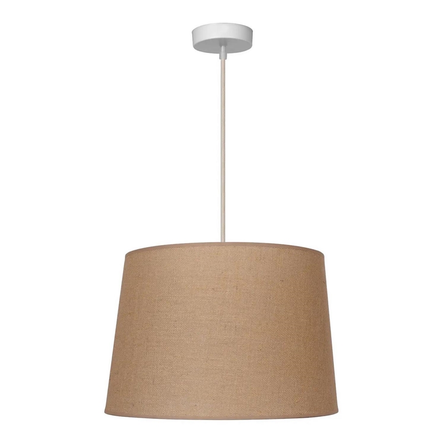 Duolla - Lampadario a sospensione con filo CONE 1xE27/15W/230V diametro 40 cm marrone