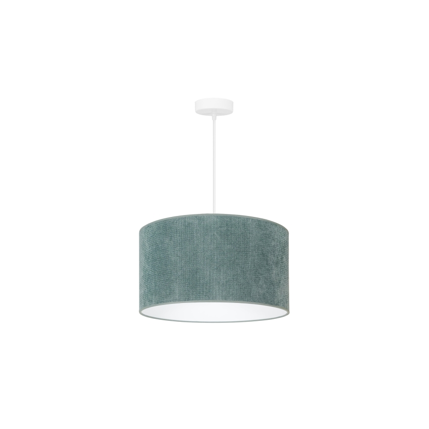 Duolla - Lampadario a sospensione con filo CORDUROY 1xE27/15W/230V diametro 40 cm azzurro