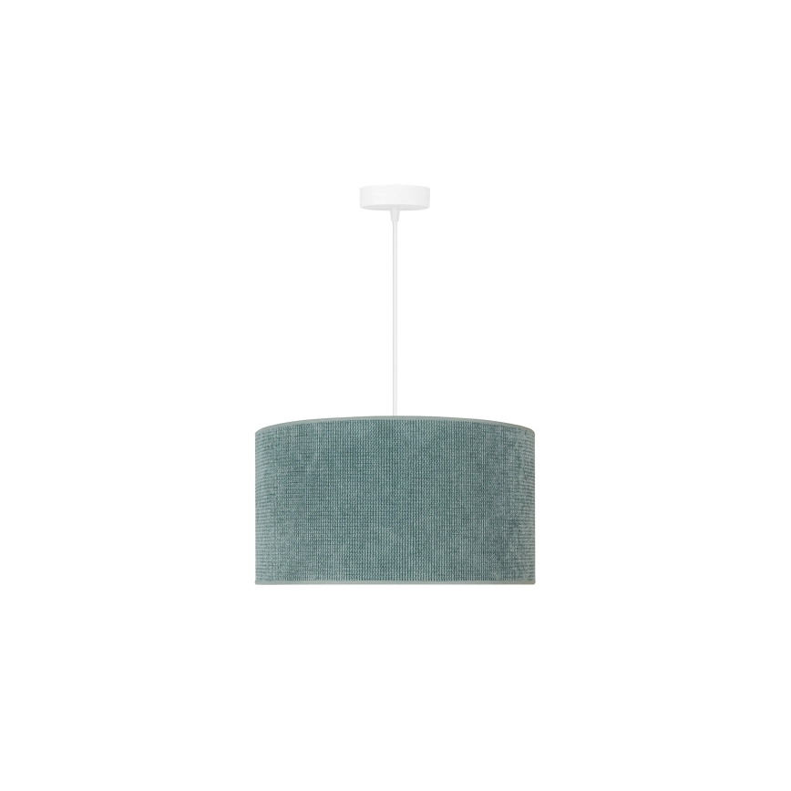 Duolla - Lampadario a sospensione con filo CORDUROY 1xE27/15W/230V diametro 40 cm azzurro