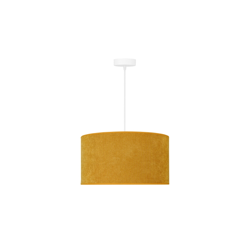 Duolla - Lampadario a sospensione con filo CORDUROY 1xE27/15W/230V diametro 40 cm giallo