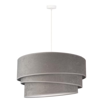 Duolla - Lampadario a sospensione con filo DEVON 1xE27/40W/230V diametro 45 cm grigio