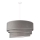 Duolla - Lampadario a sospensione con filo DEVON 1xE27/40W/230V diametro 45 cm grigio