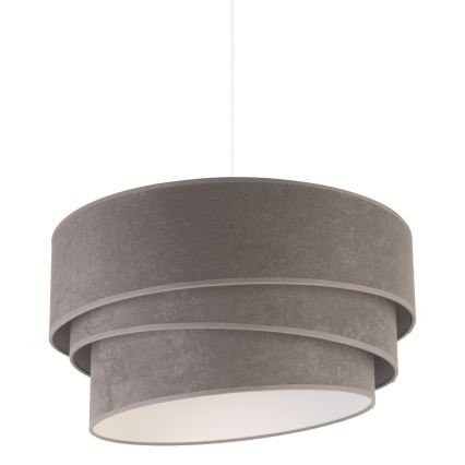 Duolla - Lampadario a sospensione con filo DEVON 1xE27/40W/230V diametro 45 cm grigio