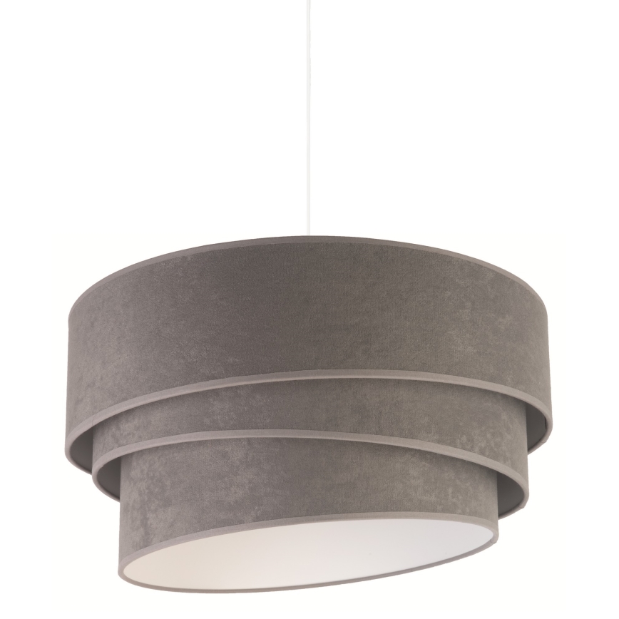 Duolla - Lampadario a sospensione con filo DEVON 1xE27/40W/230V diametro 45 cm grigio
