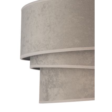 Duolla - Lampadario a sospensione con filo DEVON 1xE27/40W/230V diametro 45 cm grigio