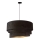 Duolla - Lampadario a sospensione con filo DEVON 1xE27/40W/230V diametro 45 cm nero/oro
