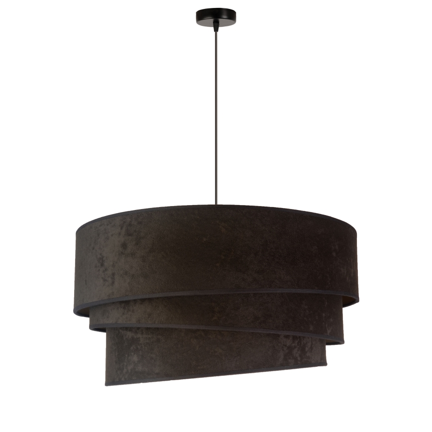 Duolla - Lampadario a sospensione con filo DEVON 1xE27/40W/230V diametro 45 cm nero/oro